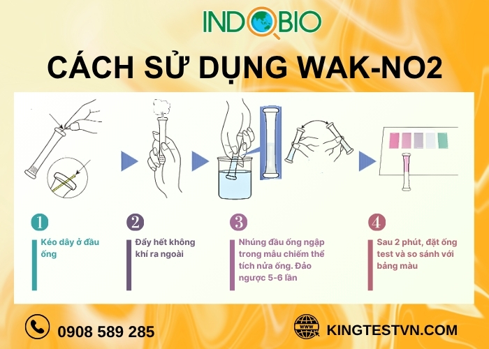 Cách sử dụng bộ test nitrite WAK-NO2